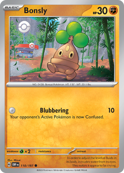 Bonsly — SV03: Obsidian Flames