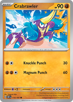 Crabrawler — SV03: Obsidian Flames