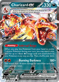 Charizard ex - 125/197 — SV03: Obsidian Flames