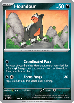 Houndour - 131/197 — SV03: Obsidian Flames