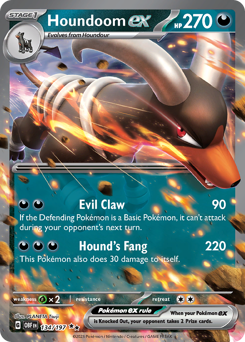 Houndoom ex — SV03: Obsidian Flames
