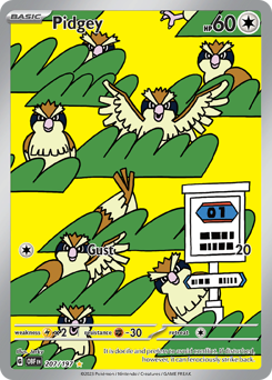 Pidgey - 207/197 card art