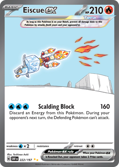 Eiscue ex - 222/197 card art