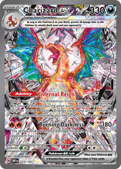 Charizard ex - 223/197 card art