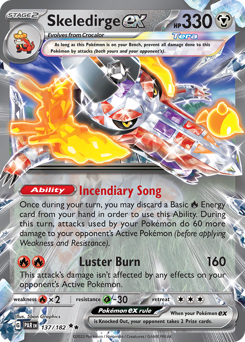 Skeledirge ex — SV04: Paradox Rift