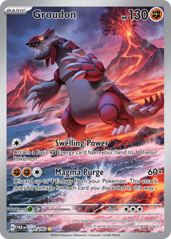 Groudon - 199/182 card art