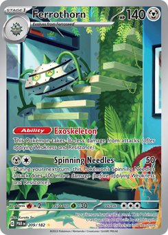 Ferrothorn - 209/182 card art