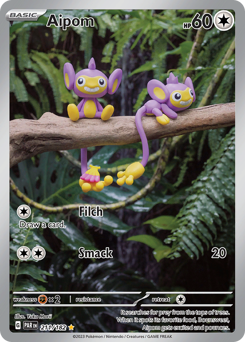 Aipom - 211/182 card art