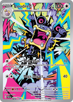 Loudred - 212/182 card art