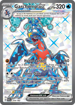 Garchomp ex - 219/182 card art