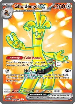 Gholdengo ex - 231/182 — SV04: Paradox Rift