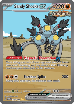 Sandy Shocks ex - 250/182 card art