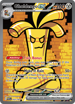 Gholdengo ex - 252/182 — SV04: Paradox Rift