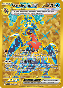 Garchomp ex - 260/182 card art