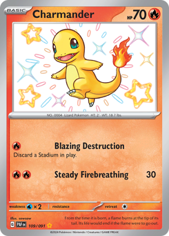 Charmander - 109/091 card art
