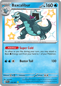 Baxcalibur — SV: Paldean Fates