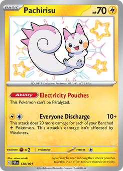 Pachirisu — SV: Paldean Fates