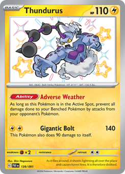 Thundurus — SV: Paldean Fates