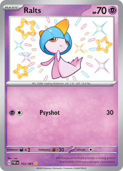 Ralts - 153/091 card art