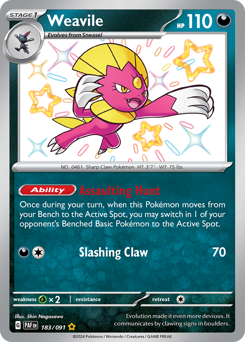 Weavile — SV: Paldean Fates