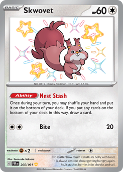 Skwovet — SV: Paldean Fates