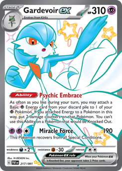 Gardevoir ex - 217/091 card art
