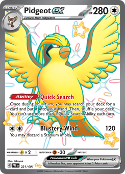 Pidgeot ex — SV: Paldean Fates