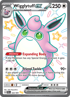 Wigglytuff ex — SV: Paldean Fates