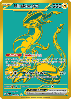 Miraidon ex card art