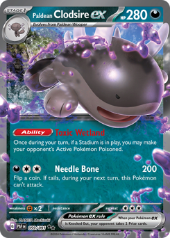 Paldean Clodsire ex - 059/091 — SV: Paldean Fates
