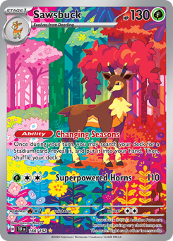 Sawsbuck - 166/162 card art