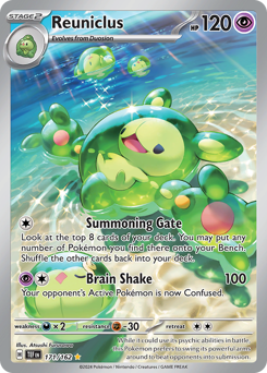 Reuniclus - 171/162 card art