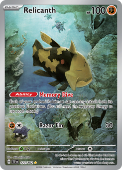 Relicanth - 173/162 card art