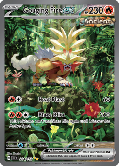 Gouging Fire ex - 204/162 card art