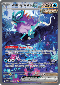 Walking Wake ex - 205/162 card art