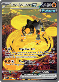 Iron Boulder ex - 207/162 card art