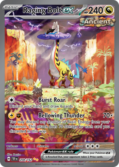 Raging Bolt ex - 208/162 card art