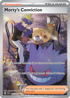 Morty's Conviction - 211/162 card art