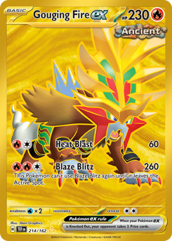Gouging Fire ex - 214/162 card art