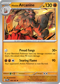 Hisuian Arcanine — SV06: Twilight Masquerade