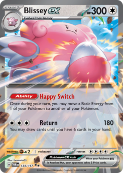 Blissey ex - 134/167 — SV06: Twilight Masquerade