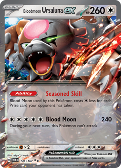 Bloodmoon Ursaluna ex - 141/167 — SV06: Twilight Masquerade
