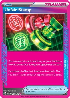 Unfair Stamp card art