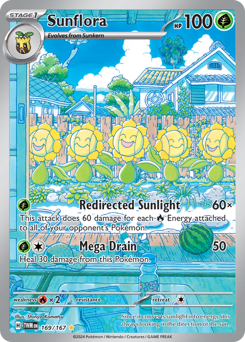 Sunflora - 169/167 card art