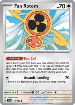 Fan Rotom — SV07: Stellar Crown