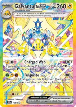 Galvantula ex - 168/142 card art
