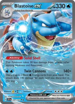 Blastoise ex — SV07: Stellar Crown
