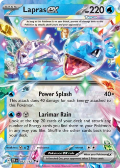 Lapras ex - 032/142 — SV07: Stellar Crown