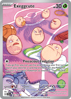 Exeggcute - 192/191 card art