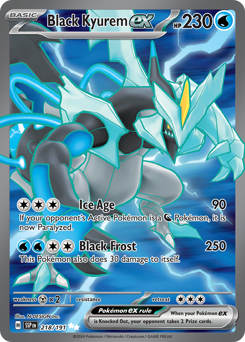 Black Kyurem ex - 218/191 — SV08: Surging Sparks